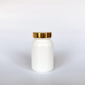 GJ-150 亮金蓋 金蓋 亮金蓋瓶 金蓋瓶 白色塑膠瓶 PP瓶 內含墊片 感壓封口片 感壓墊片 壓敏墊片 感壓封口紙 自黏式封口紙 自黏式封口片 保健食品 保健食品瓶 醫療藥品 醫療藥品瓶 醫療塑膠瓶 醫藥瓶 醫藥罐 藥瓶 藥罐 塑膠藥瓶 健康食品 健康食品瓶 分裝藥瓶 分裝藥罐 隨身藥罐 隨身藥瓶